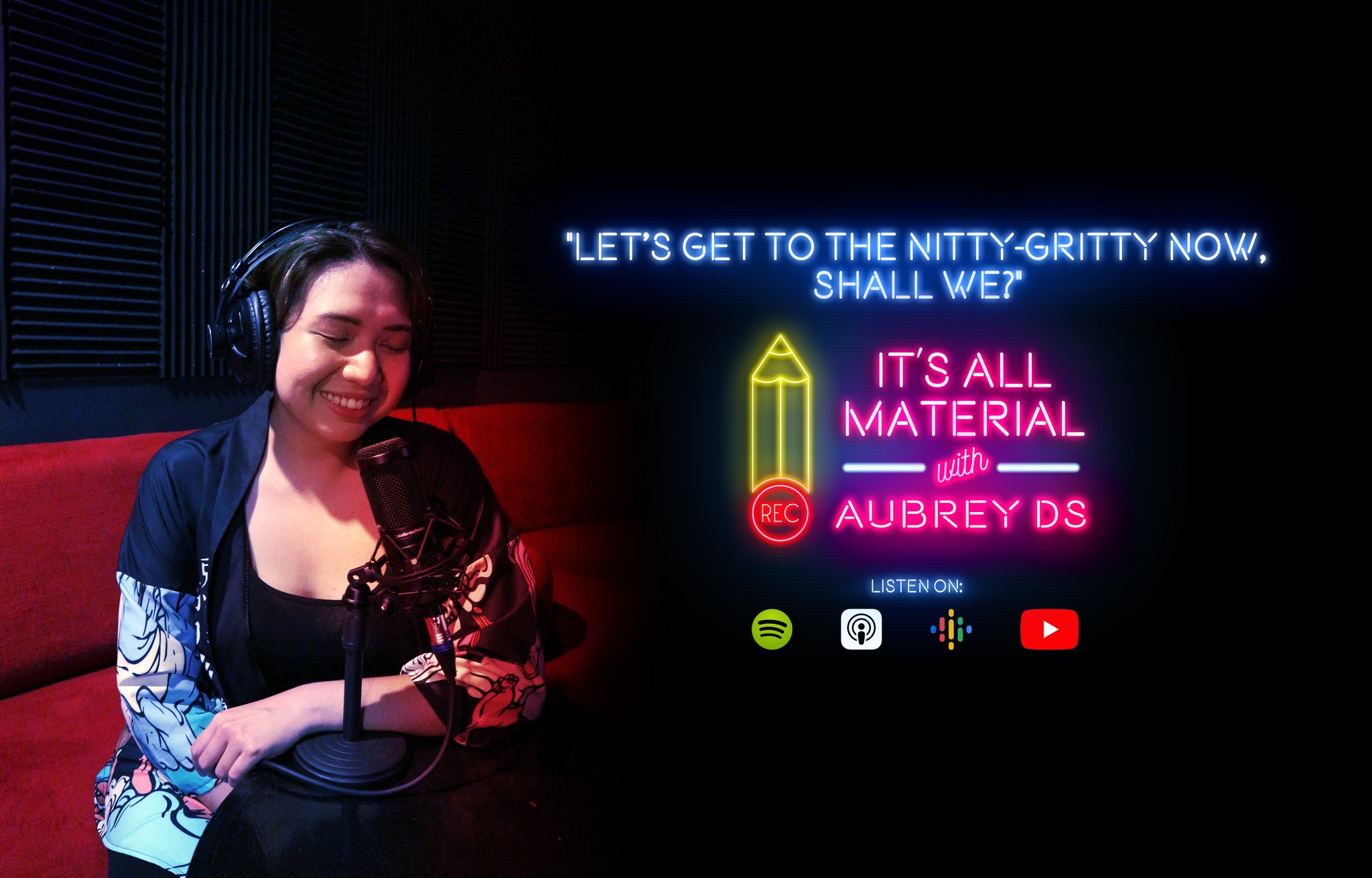 its all material with aubrey ds